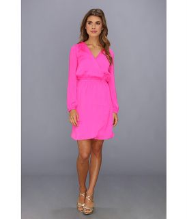 Lilly Pulitzer Whitaker Wrap Dress Pop Pink