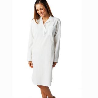 ladies white nightshirt by pj pan pyjamas