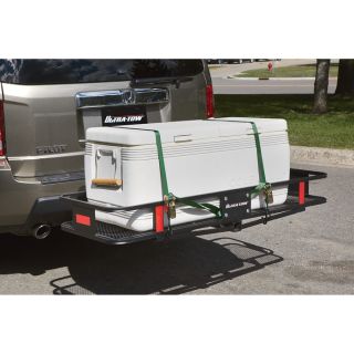 Ultra-Tow Steel Folding Cargo Carrier — 500-Lb. Capacity, 60in.L x 20in.W  Receiver Hitch Cargo Carriers