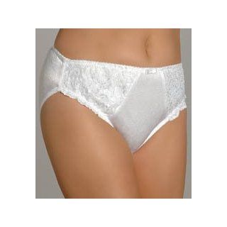 Grenier Bouquet Waist Line Panty (505) XXL/White Briefs Underwear