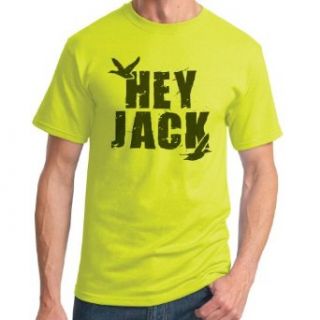 Duck Dynasty 'Hey Jack' Safety Green T Shirt Clothing