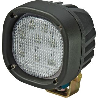 DMK 9-32 Volt LED Worklight - Clear, Square,  4 1/4in. x 4 1/4in. , 1,800 Lumens, Model #CLD1311  LED Automotive Work Lights