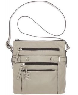 Giani Bernini Handbag, Pebble Leather Multi Zip Pocket Crossbody Bag   Handbags & Accessories