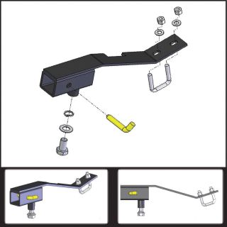 Kolpin Swing Arm Rear Suspension Receiver — 2in., For Honda ATVs, Model# 85150  ATV Accessories