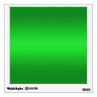 Bright Green Gradient   Emerald Greens Template B Wall Decals