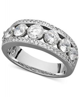 Diamond Ring, 14k White Gold Certified Diamond Band (2 ct. t.w.)   Rings   Jewelry & Watches