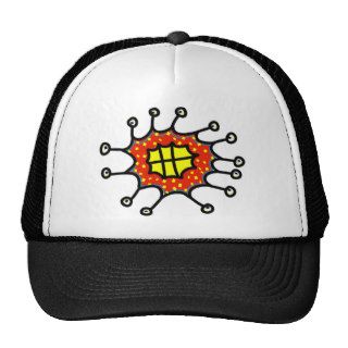 Cheesy Cartoon Germ Hats