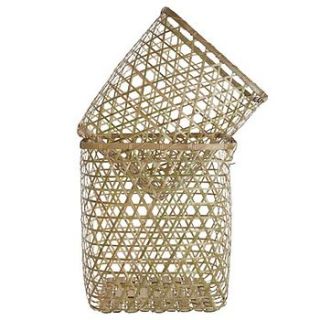 bamboo basket set by idyll home ltd