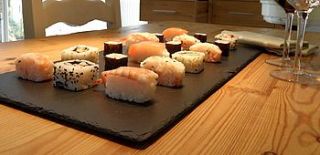 sushi platter by slate gift company