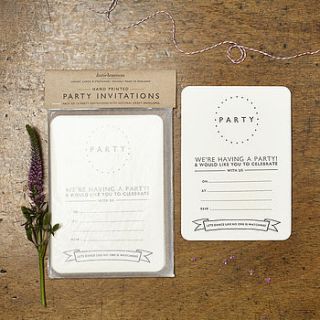 dotty party invitations by katie leamon