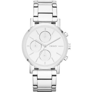DKNY NY8860 Ladies Lexington Chronograph Silver Tone Bracelet Watch Watches