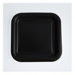 7" Black Square Plate Kitchen & Dining