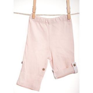 pink tracksuit bottoms with tie up by mittymoos