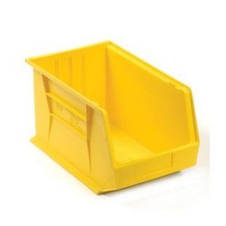 Premium Plastic Stacking Bin 11 X 18 X 10 Yellow   Open Home Storage Bins