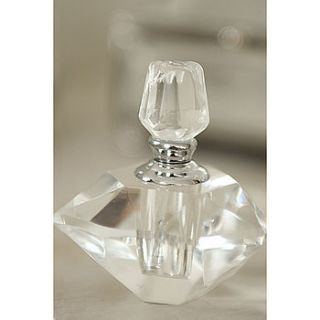 triangular crystal perfume bottle by lavender room