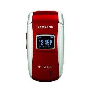 Samsung SGH T209 Red No Contract T Mobile Cell Phone Cell Phones & Accessories