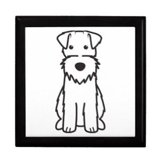 Wire Fox Terrier Dog Cartoon Jewelry Boxes