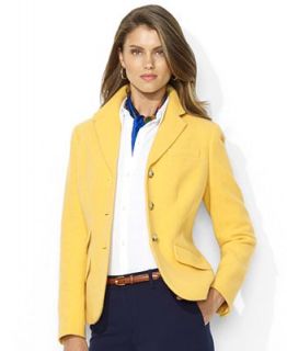 Lauren Ralph Lauren Petite Three Button Wool Blazer   Jackets & Blazers   Women