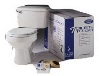 American Standard Brands 3755N 208 Toilet To Go Round Front Vitreous China Bone   Two Piece Toilets
