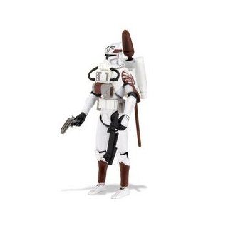 Star Wars 3.75 Clone Wars Basic FigureClone Trooper with Space Gear Toys & Games