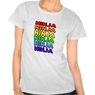 Rainbow Ninja T Shirt