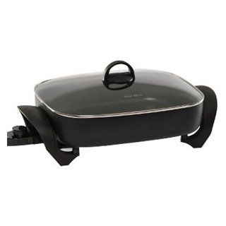 West Bend 72215 Electric Extra Deep Oblong 12 by 14.5 Inch Nonstick Skillet Electric Frying Pans Nonstick With Lids Kitchen & Dining