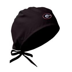 Gelscrubs Unisex Black Georgia Bulldogs Scrub Hat College Themed