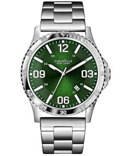 Caravelle New York by Bulova Mens Stainless Steel Bracelet Watch 44mm 43B129   Watches   Jewelry & Watches