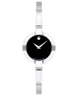 Movado Womens Swiss Bela Stainless Steel Bangle Bracelet Watch 25mm 0606595   Watches   Jewelry & Watches