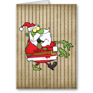 Santa Zombie Card