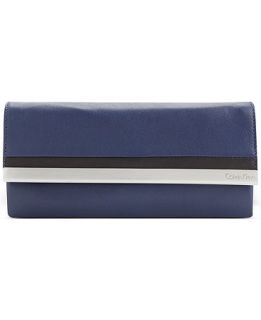 Calvin Klein Nappa Leather Clutch   Handbags & Accessories