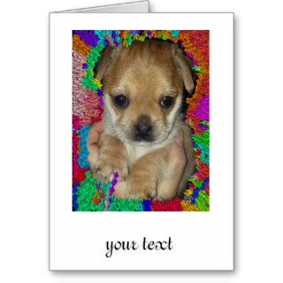 Puppy cute "Tequila" Card