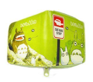 Totoro Vinyl Zipper Wallet   Green Totoro Bus Stop Toys & Games