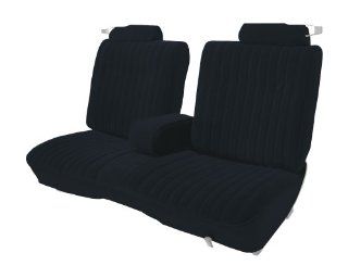 Acme U207 2295 Front Black Vinyl Bench Seat Upholstery Automotive