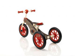 wooden tricycle or bicycle   magic wheels by the secret play company