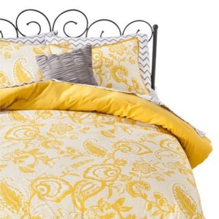 Xhilaration Paisley Bed in a Bag   Yellow (Full)