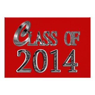 Red Or Any Color 2014 Graduation Invitations