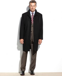 London Fog Coat, Coventry Solid Wool Blend Overcoat   Coats & Jackets   Men