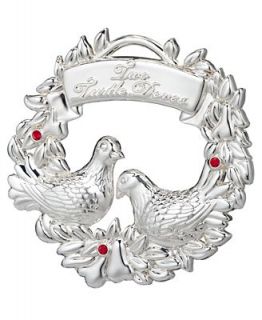 Waterford 2012 Two Turtle Doves Christmas Ornament   Holiday Lane