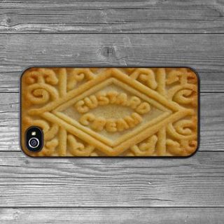 custard cream biscuit iphone case by crank