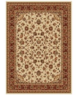 Kenneth Mink Area Rug Set, Florence Collection 4 pc set Isfahan White   Rugs