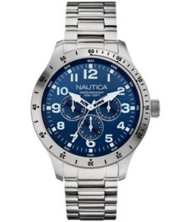 Nautica Watch, Mens Chronograph Stainless Steel Bracelet N10061   Watches   Jewelry & Watches