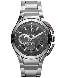 AX Armani Exchange Watch, Mens Chronograph Gunmetal Tone Stainless Steel Bracelet 45mm AX1403   Watches   Jewelry & Watches