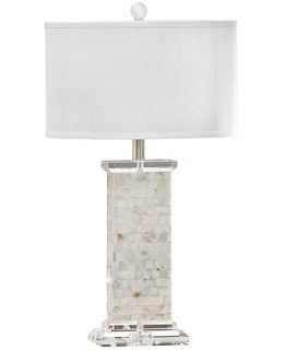 Regina Andrew Crystal Mother of Pearl Column Table Lamp   Lighting & Lamps   For The Home