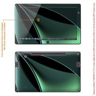 Matte Decal Skin Sticker (Matte finish) for Samsung Series 7 XE700T1A with 11.6" screen tablet case cover MAT_S7_Slate 199 Computers & Accessories