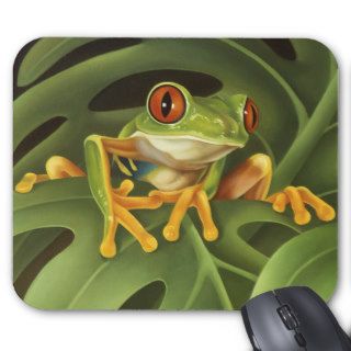 Tree Frog Mouse Pad