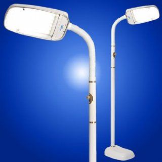 BlueMax 70 Watt Full Spectrum 10, 000 Lux Light Therapy/SAD Floor Lamp, White    