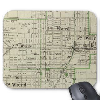 Map of Decatur City, and Sullivan and Macon Mousepads