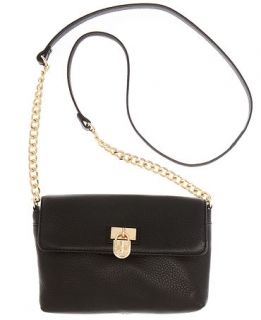 Calvin Klein Modena Leather Flap Crossbody   Handbags & Accessories
