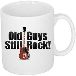 gibson sg guitar coffee mug by old guys still rock